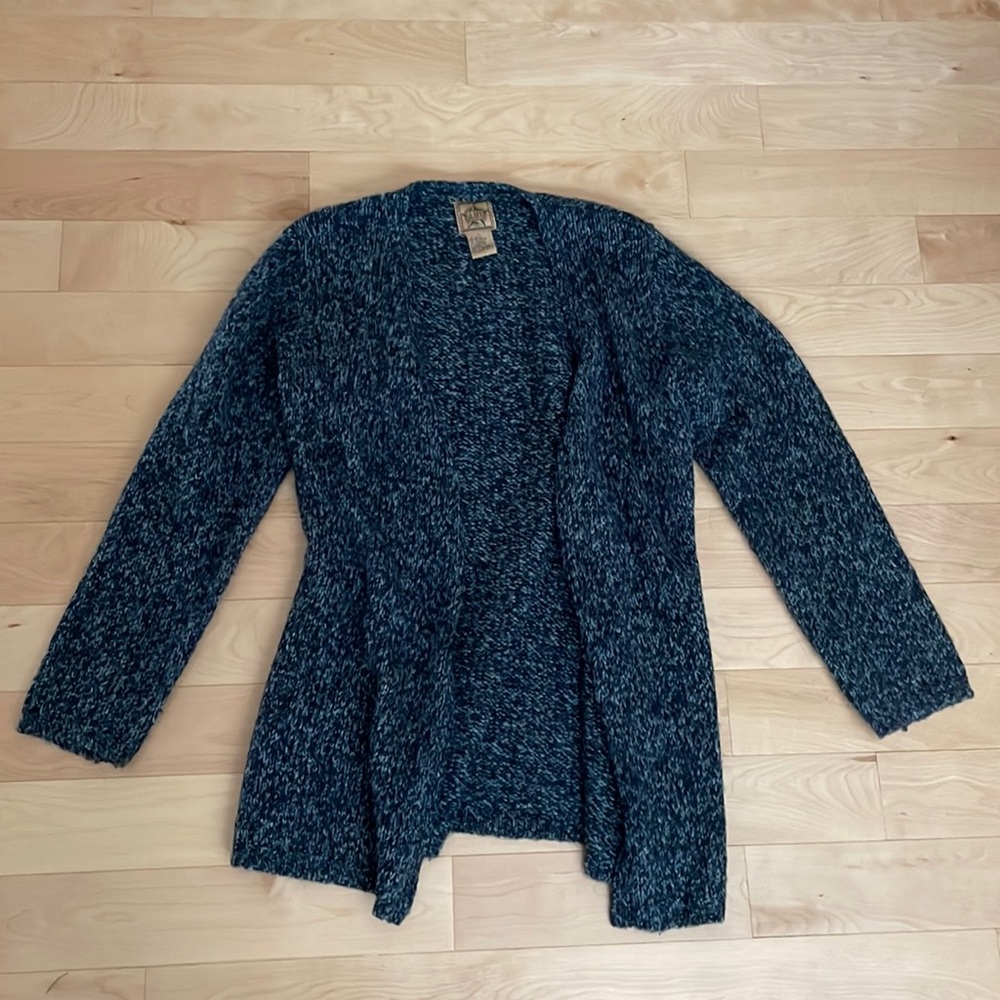 Blue cardigan